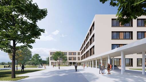 Visualisierung Klinik-Neubau Acher