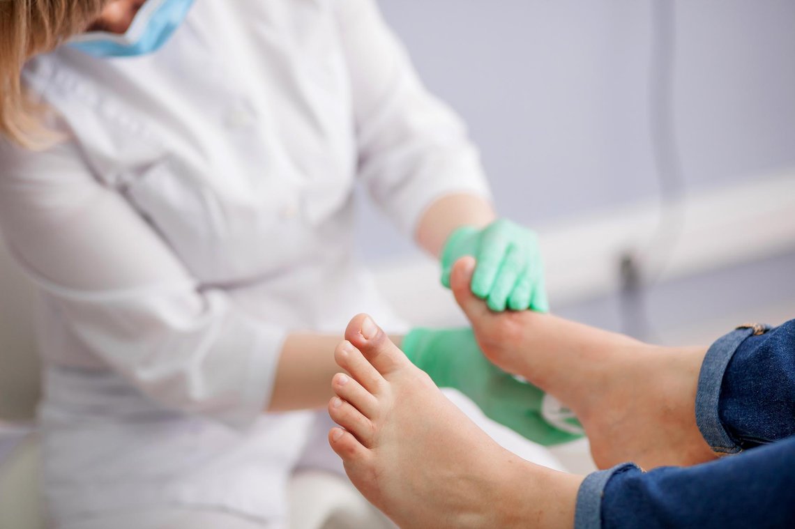 Abbildung: Medizinische Fußpflege