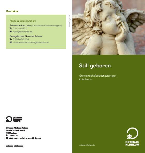 Folder Gemeinschaftsbestattungen Achern